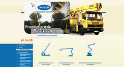 Desktop Screenshot of nadgob.pl